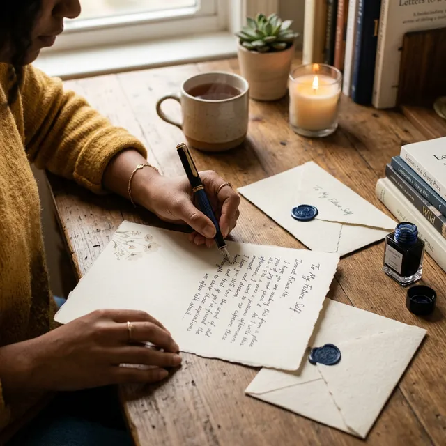 writing letter pen paper